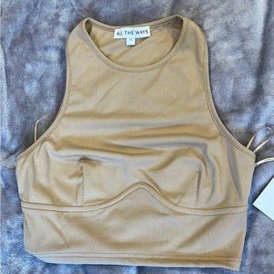 Brandt ALL THE WAY from REVOLVEcamisole beige size s. NEVER WORN WITH TAG.